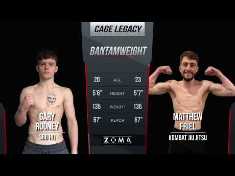 Gary Rooney V Matthew Friel 2 - Cage Legacy Bantamweight belt
