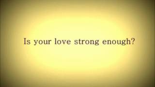 How To Destroy Angels - Is Your Love Strong Enough? LYRIC VIDEO