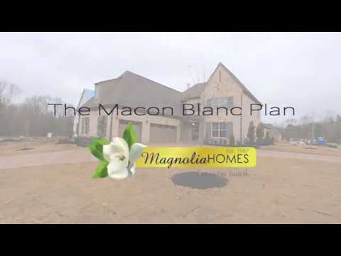 The Macon Blanc Plan Floor Plan by Magnolia Homes
