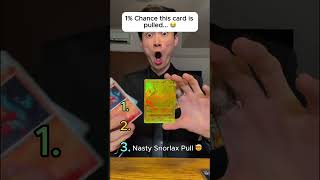 1% Chance this card is pulled  #pokemon #foryou #packopening #pokemontcg  #pokemoncards #shorts #fyp