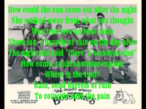 The Mighty Mighty Bosstones - You´re chasing the sun away (with lyrics)