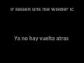 LaFee FT Tokio Hotel Zusammen lirics & subs ...