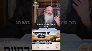 מיוחד! מסר לחג השבועות מאת הרה"ג רבי שמעון שנייבלג שליט"א | עברית