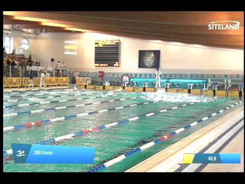 Serie 2 dei 200 Dorso  Assoluti Maschi Master - Campionati Regionali Masters 2014 di Veneto e Friul
