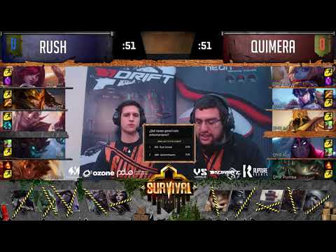 Quimera esports Vs Rush - Partida 1 - Final Copa Survival - Temporada 2