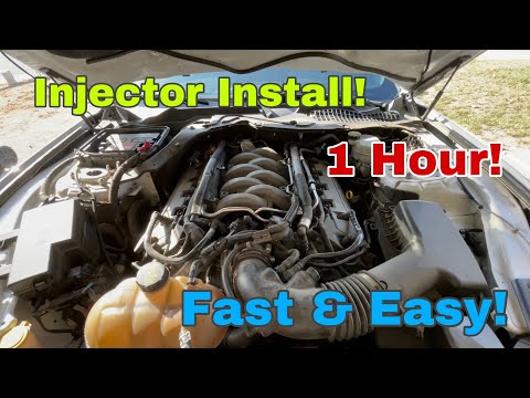2011-2017 Ford Mustang GT Injector Install (LU47) Ford Performance 47lb