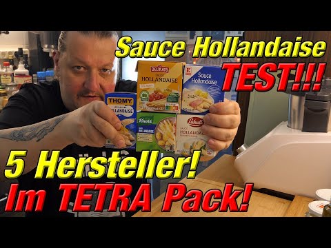 Sauce Hollandaise Test Tetra Pack | Thomy, Knorr, Lukull, Kaufland, Aldi | #tasting #spargel