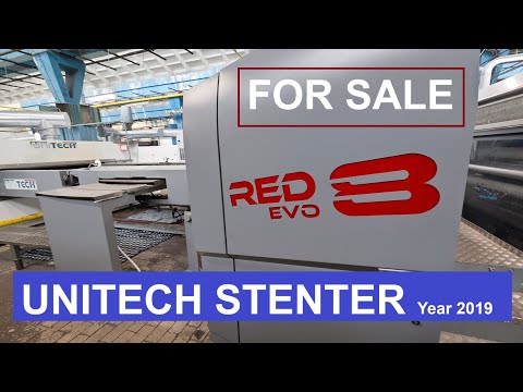 For sale: UNITECH Stenter EVO 8, year 2019, working width 2200 mm