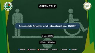 PEDRR 2025 Green Talk 7: Accessible Shelter and Infrastructure – DiDRR