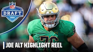 Joe Alt Highlight Reel: Los Angeles Chargers select Notre Dame OT at No. 5 | 2024 NFL Draft