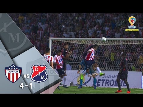 Junior vs Medellín: resumen y goles del partido 4-1 Final Ida Liga Águila 2018 II