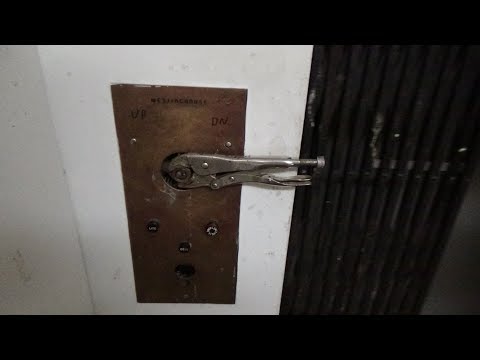 MY FIRST CRANK! Westinghouse Traction Freight Elevator at Undisclosed Location 1, Pittsburgh, PA