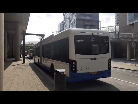GVB, Amsterdam, 1919, VDL, Citea, Electrische On Route 22, at Amsterdam Sloterdijk.
