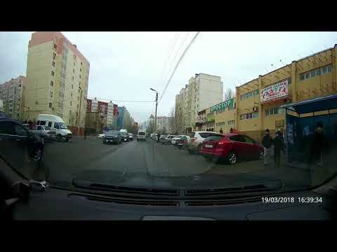 Не внимательный пешеход.Астрахань.Бабаевского