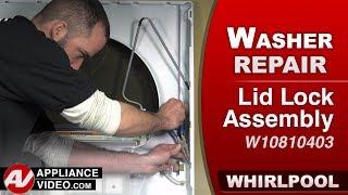 Whirlpool Washer: F5e2, F5e3, or F5e4 Error - Lid Lock Assembly Repair