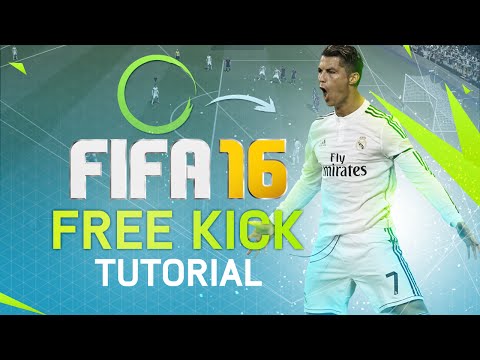 FIFA 16 FREE KICK TUTORIAL! HOW TO SCORE FREE KICKS EASY! DRIVEN FREE KICK & CURVE FREE KICKS!!