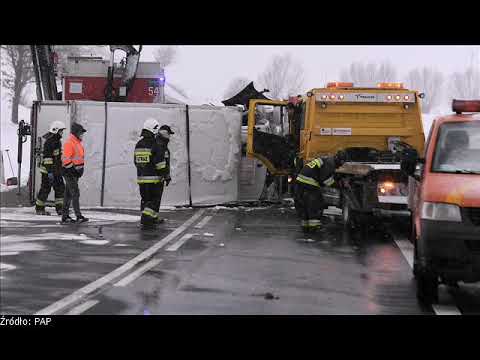 Karambol na A2. Utrudnienia w kierunku Warszawy.