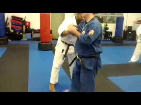 Seth Sharp/Zahand's Martial Arts - "Bear hug jujitsu defense"