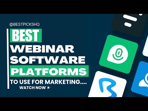 Best Webinar Software Platforms to Use for Marketing | #bestwebinarsoftwareplatforms
