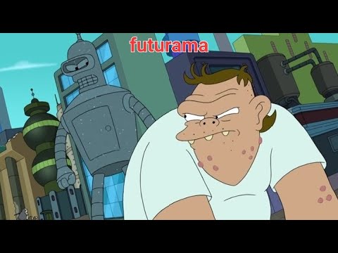 futurama bender vs ugly giant monster