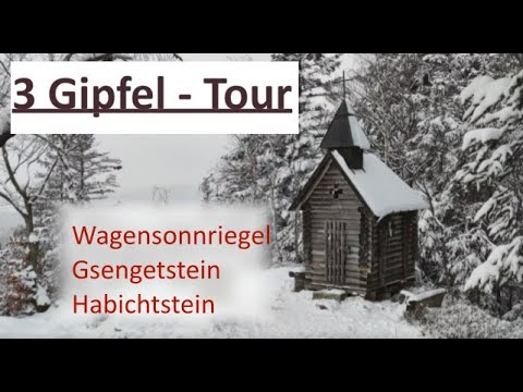 Wandern im Bayerischen Wald: 3-Gipfeltour um Waldhaus: Wagensonnriegel / Gsengetstein / Habichtstein