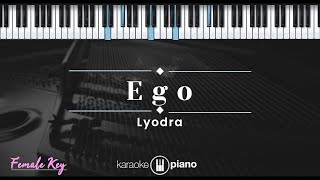 Download lagu Ego - Lyodra (KARAOKE PIANO - FEMALE KEY) mp3