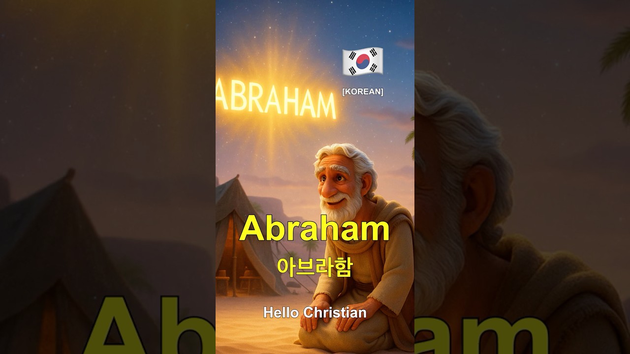 🇰🇷 [KOR] 성서 이야기 – 아브라함(08) 아브라함이 되다! #abraham #성서이야기