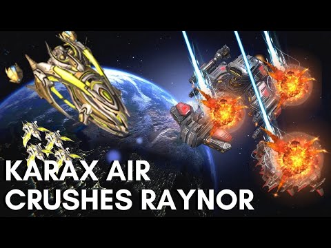 KARAX AIR DESTROYS RAYNOR NOW?? - Weekly Brawl [Starcraft 2 Direct Strike]