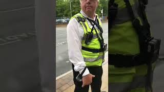 Traffic warden gets owned