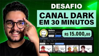 I challenged myself to create a Dark Channel that earns 15,000 reais per month. (Money on the int...