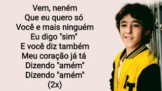 Amém (Letra) - MC Bruninho e Enzo Rabelo