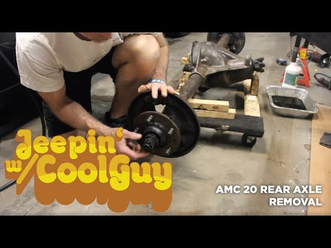 Jeep CJ7 AMC 20 Axle Shaft Removal