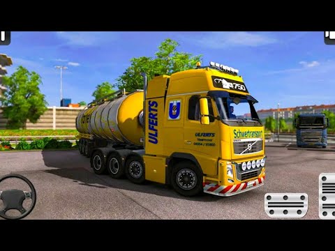 Satisfying & Relaxing Truck Driving।। Offroad Hill Side Oil Tanker Transporter Cargo Gameplay Part-5