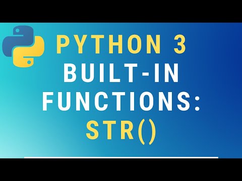 Python 3 7 Str Built In Function