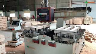 MÁY ĐỤC ỘNG ÂM CNC WOODMASTER | Máy làm mộng Oval, vuông, khoan, chạy rãnh đa dụng | WM-1500-3CNC