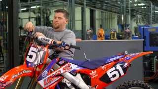 Rukoväte ODI LOCK ON KTM (2takt+4takt vrátane 3 nástavcov) - s logom KTM