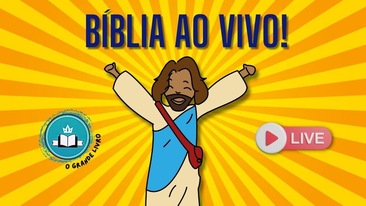 🔴MARATONA BÍBLICA | BÍBLIA PARA CRIANÇAS AO VIVO! O Grande Livro