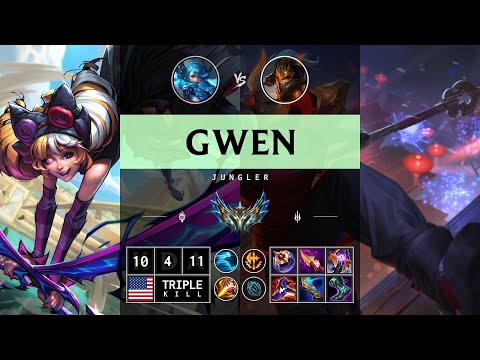 Gwen Jungle vs Jarvan IV - NA Challenger Patch 14.14