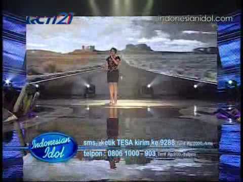 Tesa - Listen [ Dua Sisi,Spektakuler 9 ] Indonesian Idol 2010 / 09-07