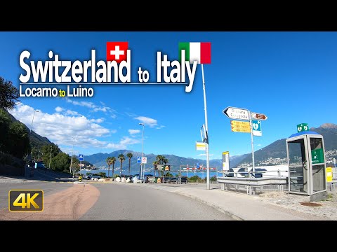 Driving from Locarno, Switzerland🇨🇭 to Luino, Italy🇮🇹