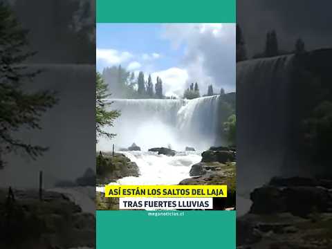 Así están los Saltos del Laja tras fuertes lluvias
