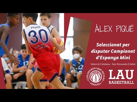 CE Sant Nicolau - Àlex Piqué convocat Selecció Catalana Mini