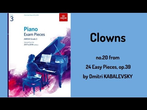 Clowns (op.39, no.20) by D. Kabalevsky