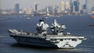 HMS Queen Elizabeth sails into New York (USA) - ITV News - 19th October 2018
