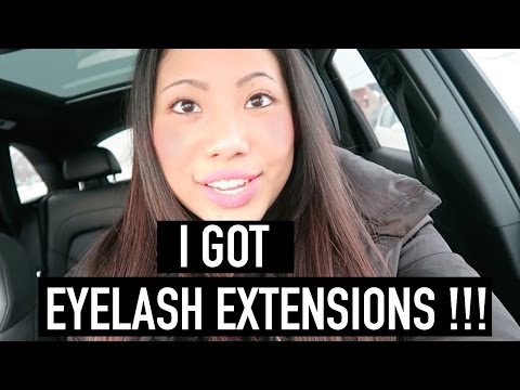 I GOT EYELASH EXTENSIONS!!! | Keeping Up With Kristi Video
