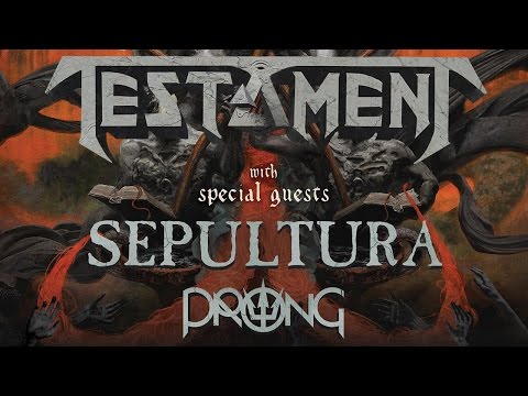 TESTAMENT / SEPULTURA - Spring 2017 Tour (OFFICIAL TOUR TRAILER)