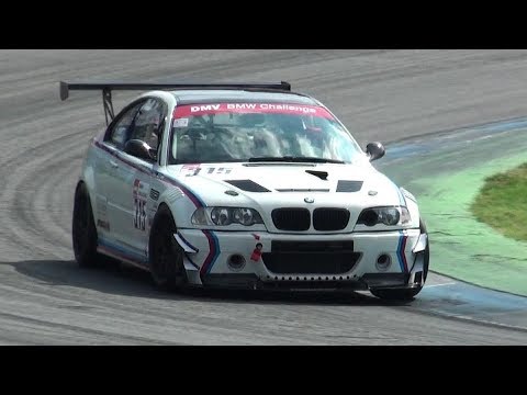 BMW M3 3.2l CSL  ~500hp - 286km/h - Onboard Camera Action Hockenheim - Riethmüller