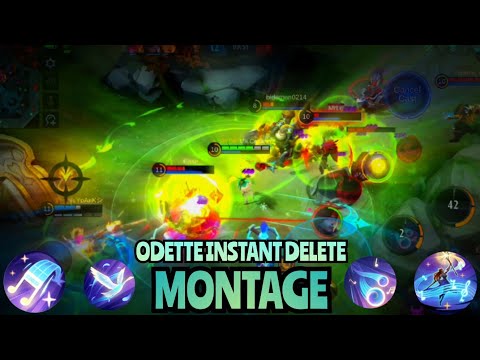 ODETTE INSTANT DELETE MONTAGE😱 NEW META BUILD