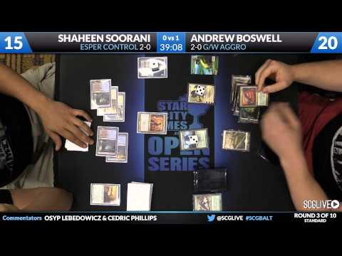 SCGBALT - Standard - Round 3 - Shaheen Soorani vs Andrew Boswell [Magic: the Gathering]