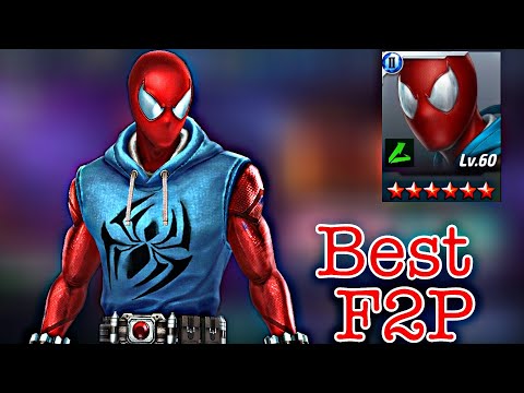 T2 SCARLET SPIDER GAMEPLAY!! Best F2P?? - MARVEL FUTURE FIGHT